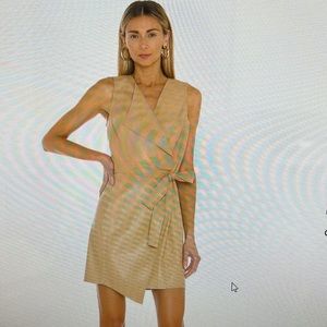 BCBG NAPA Leather Dress